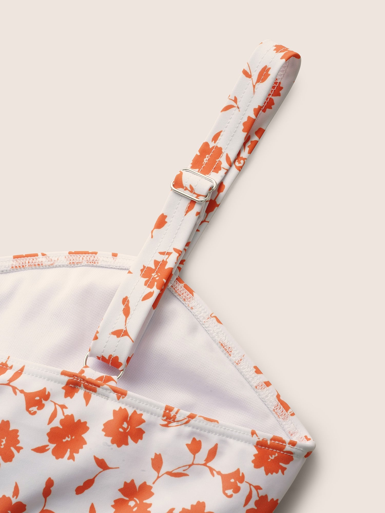 Ditsy Floral Ruched Empire Waist Swim Dress