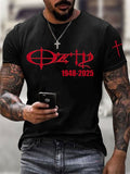 Men's The Father of Heavy Metal Printed Casual T-Shirt