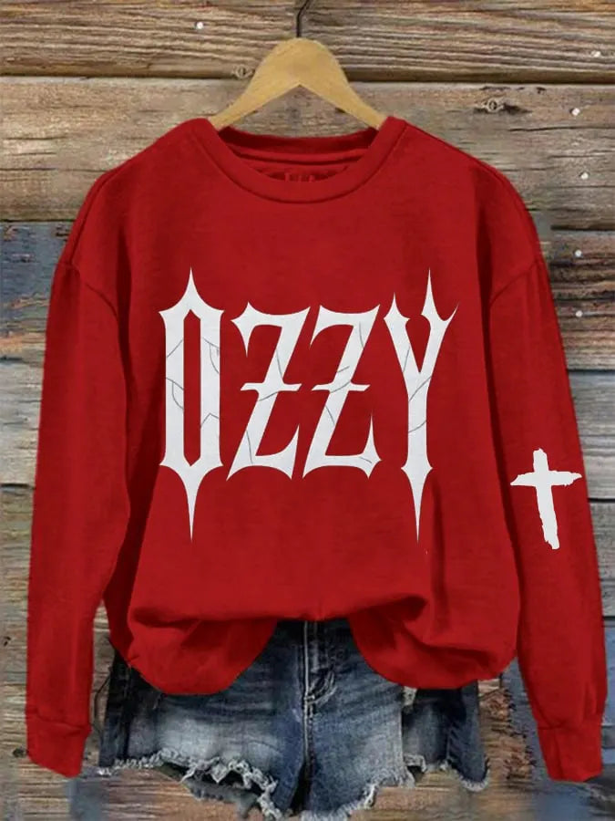 Women's Rock Legend Memorial Printed Casual Sweatshirts
