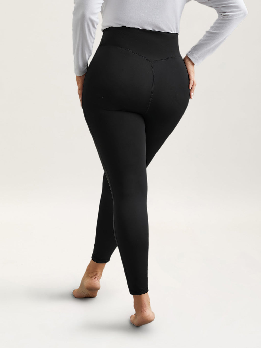 Criss-Cross Waist Pocket Tight Pants