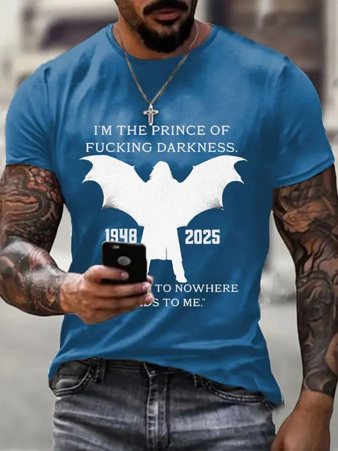 Men's Prince of Darkness Print T-Shirt