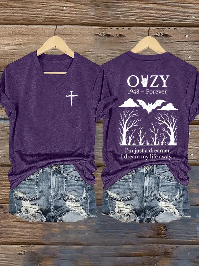 Women's Rock Legend Memorial V-Neck T-Shirt