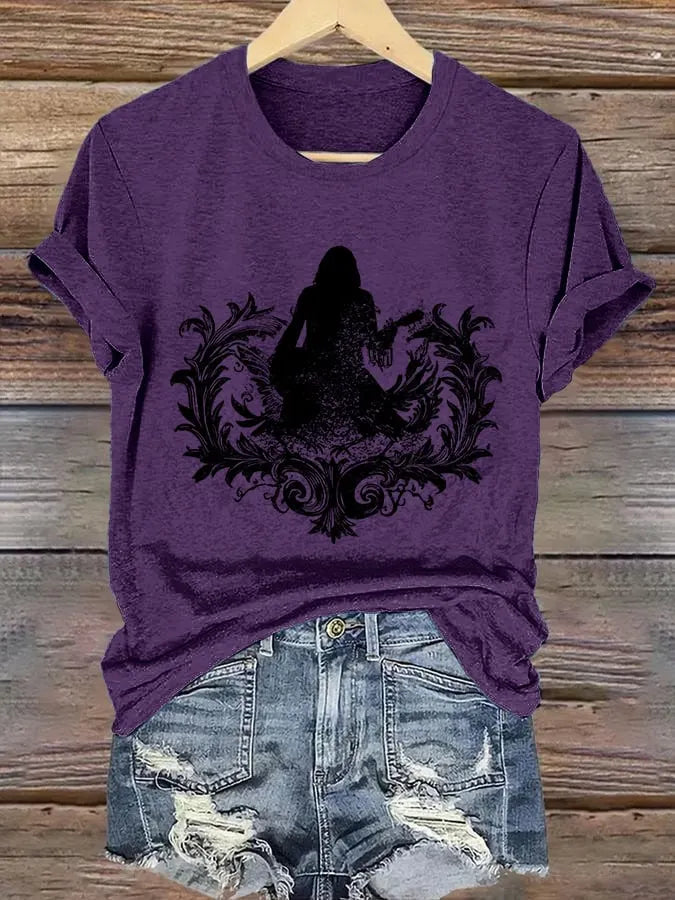 Retro Prince Of Darkness Print T-Shirt Print T-Shirt