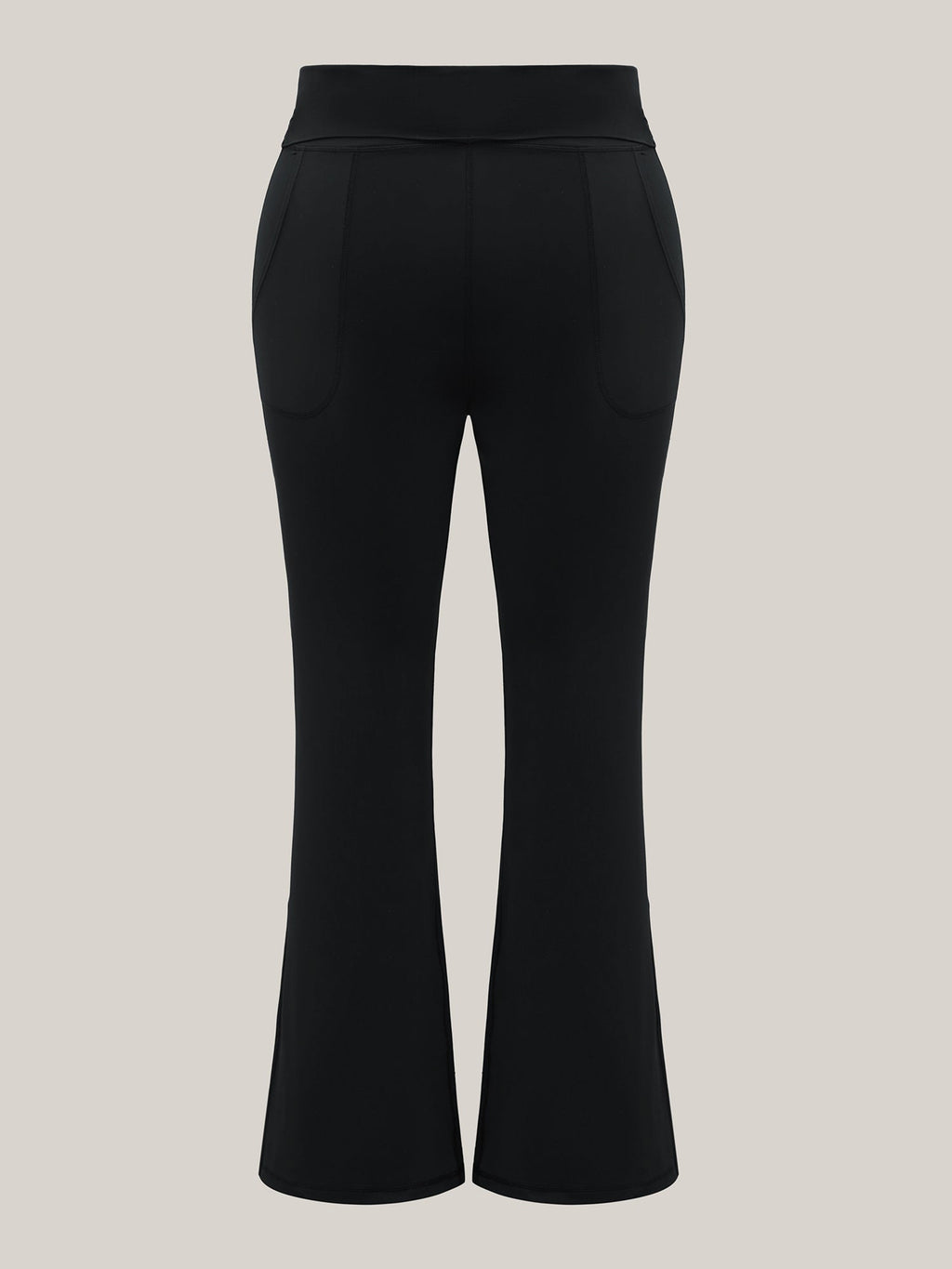 Ruched Wide Waist Pockets Tight Pants