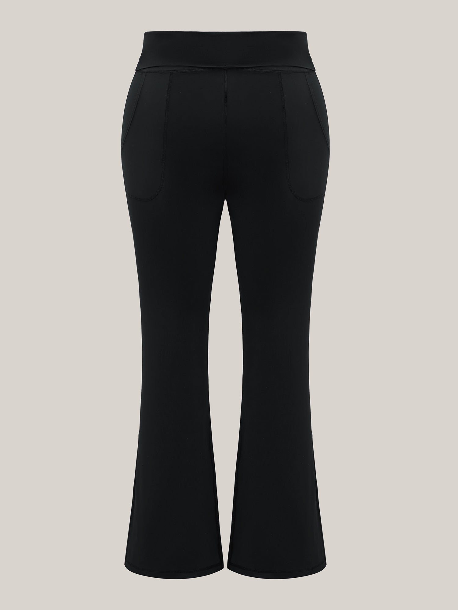 Ruched Wide Waist Pockets Tight Pants