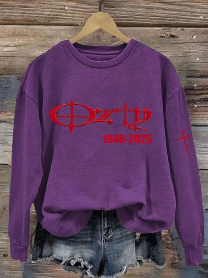 Women's Rock Legend Memorial Printed Casual Sweatshirts