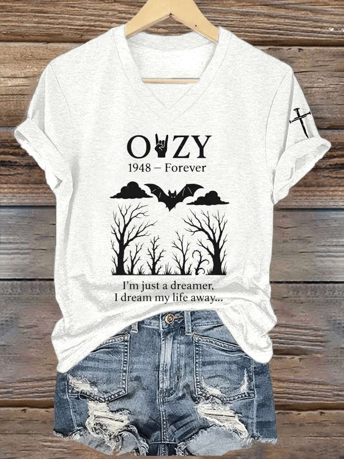 Women's Rock Legend Memorial V-Neck T-Shirt