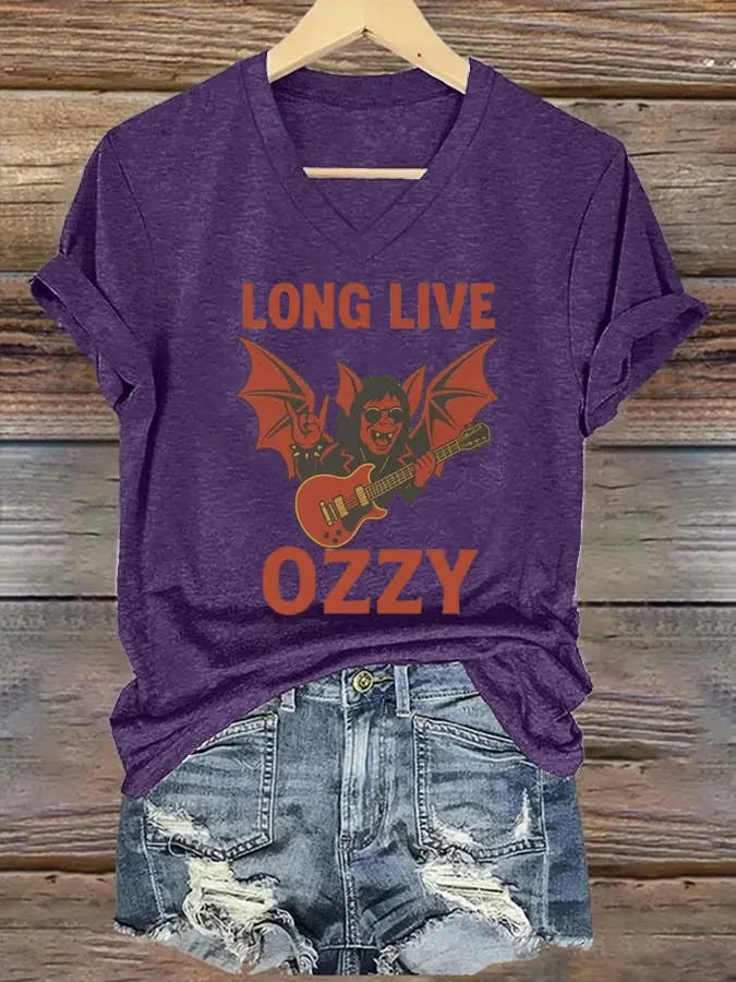 Women's Prince Of Darkness Printed Casual T-Shirt