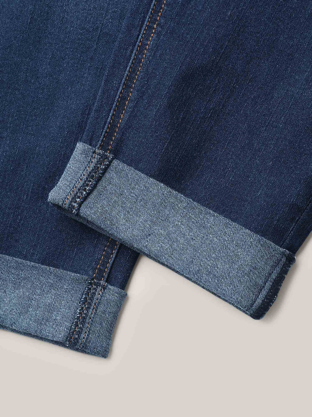 Rolled Hem Cropped Skinny-Fit Jeans