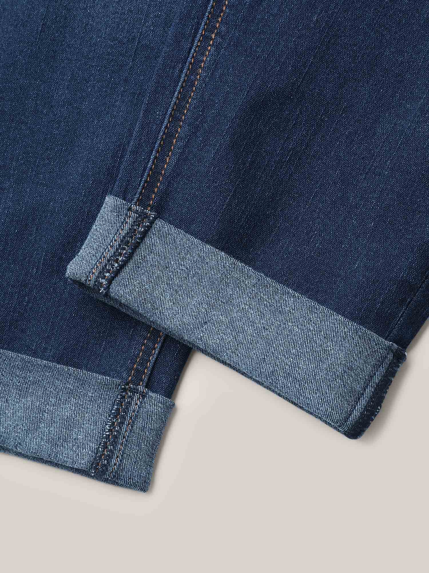 Rolled Hem Cropped Skinny-Fit Jeans