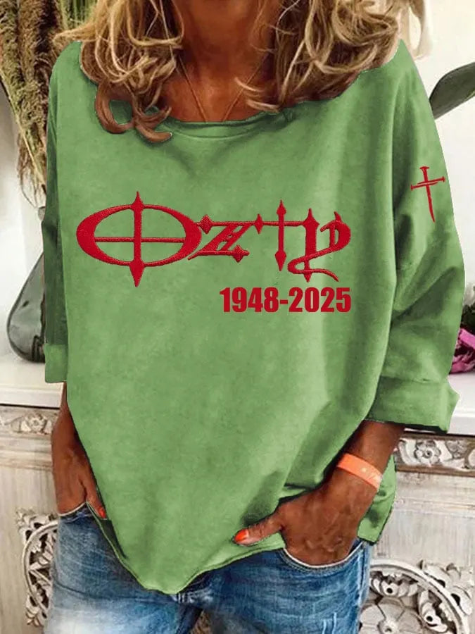 Women's Hot Singer Heat Transfer Casual Sweatshirt