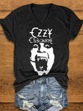 Women's casual V-neck short-sleeved comfortable T-shirt