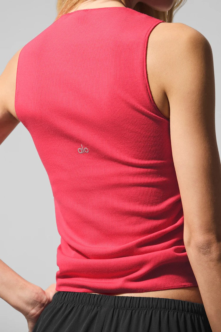 RIBBED EN POINTE TANK
