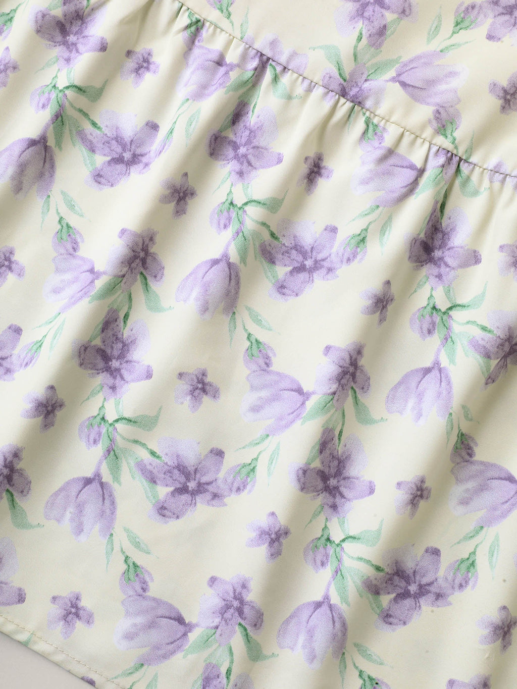 Vine Floral Pockets Stretchy Waist Midi Dress