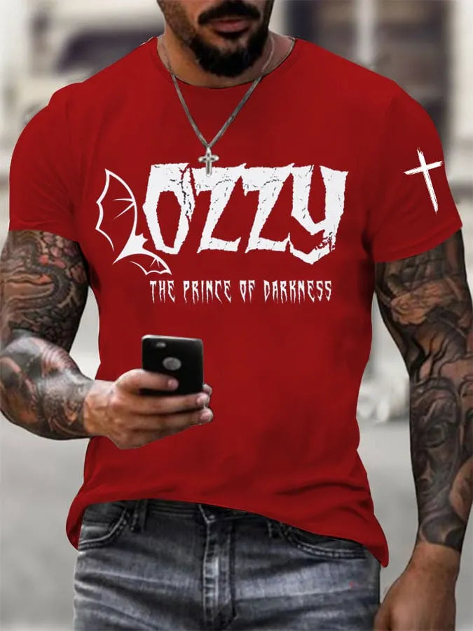 Men's Retro The Father of Heavy Metal Short Sleeve Tee