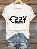 Women's "Hot Singer" Printed V-Neck T-Shirt