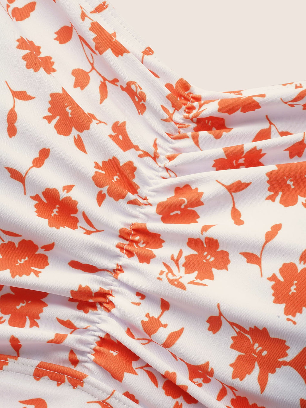 Ditsy Floral Ruched Empire Waist Swim Dress