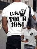 Men's Turn Up the Night  Printing T Shirt
