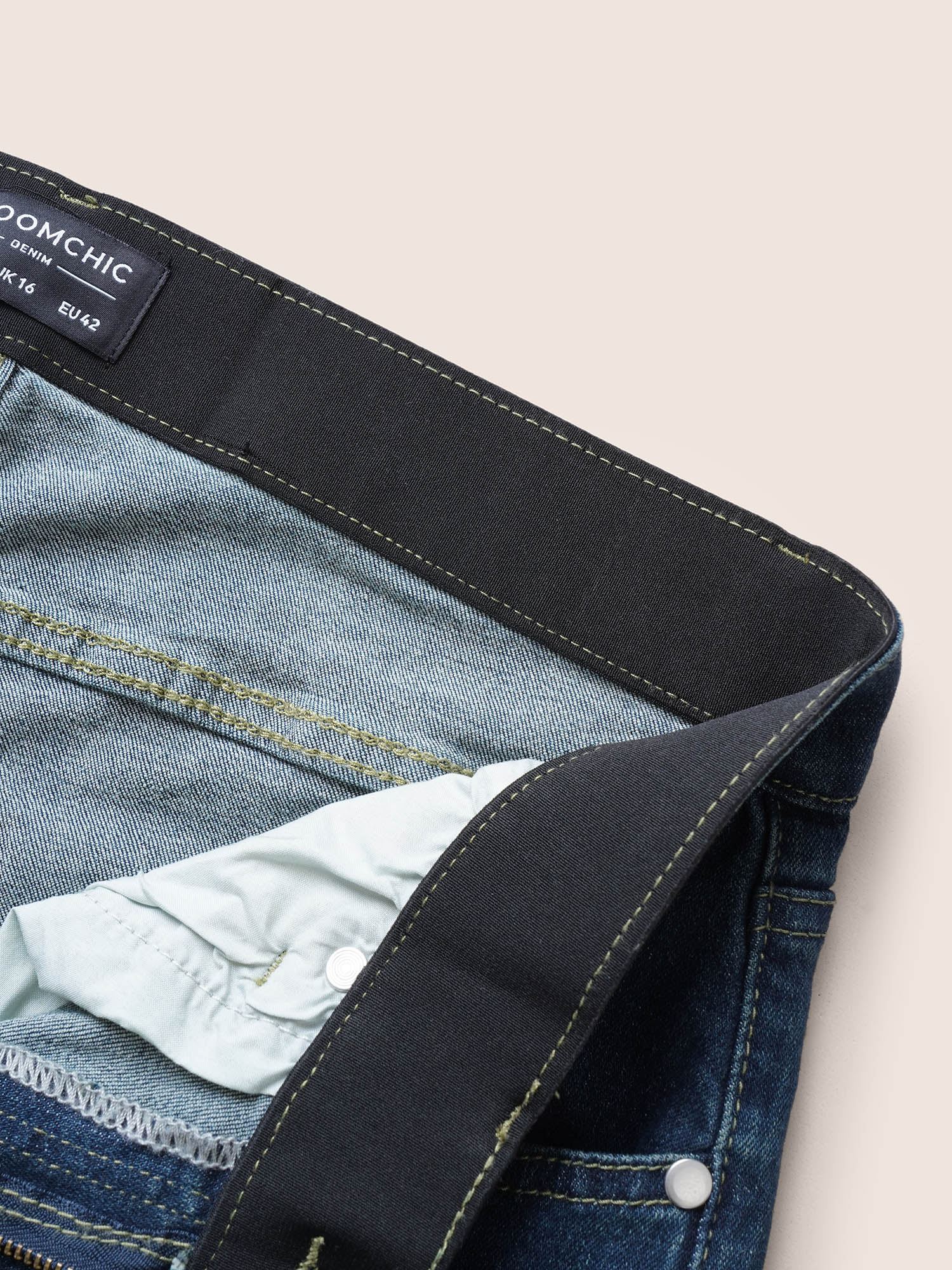 Skinny Very Stretchy High Rise Dark Wash Gap Proof Jeans