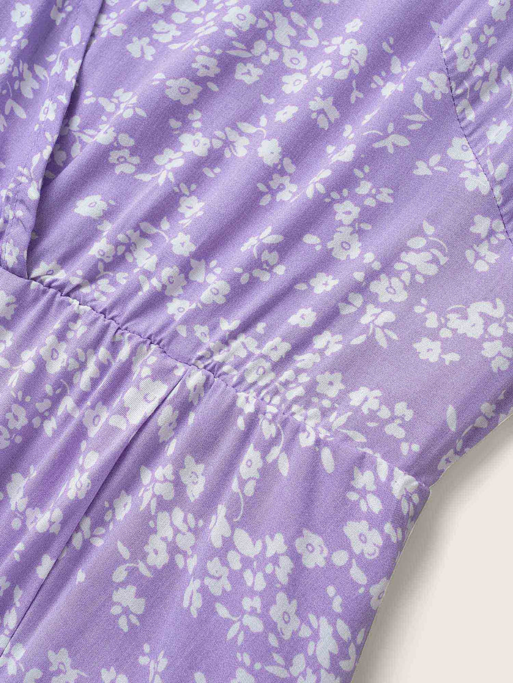 Bloom Dress - Flutter Sleeve Ditsy Floral Pocket Split Maxi Dress