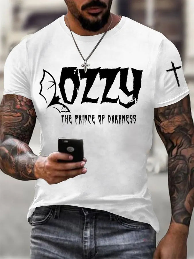 Men's Retro The Father of Heavy Metal Short Sleeve Tee