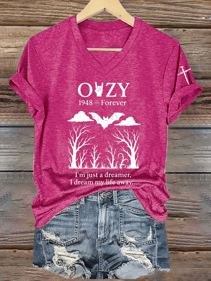 Women's Rock Legend Memorial V-Neck T-Shirt