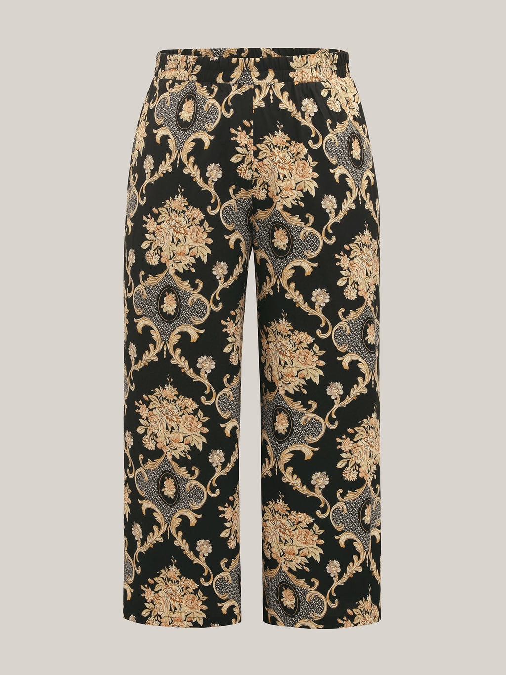 Boho Print Color Contrast Loungewear Set