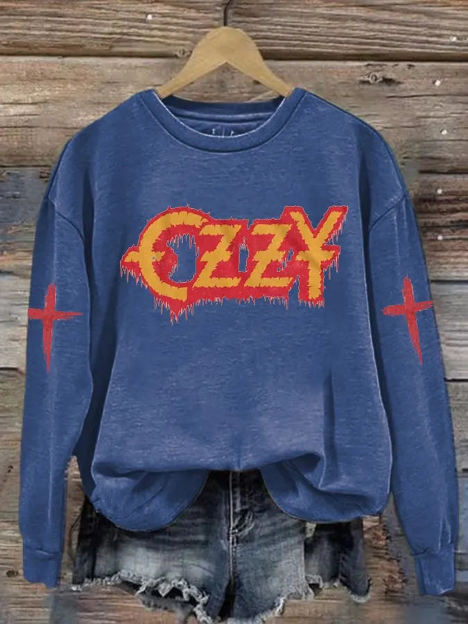 Women's Rock Legend Memorial Printed Casual Sweatshirts