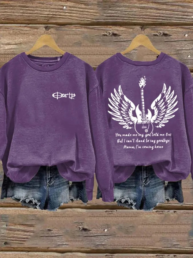 Women's Ozzy Osbourne Printed Casual Sweatshirts