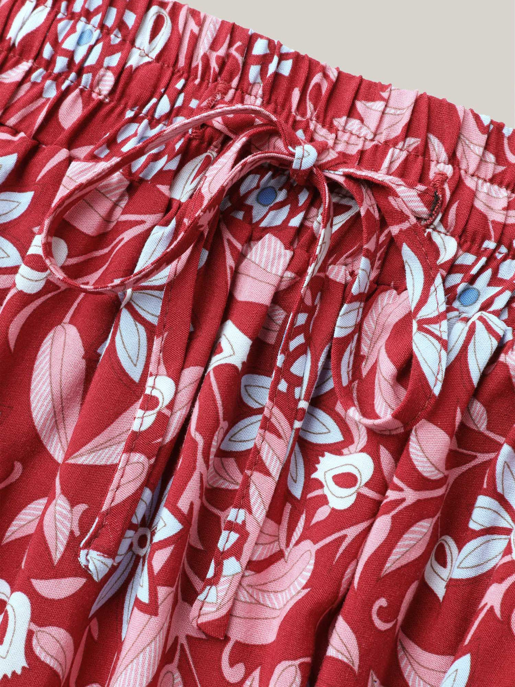 Spring Floral Fusion Panelled Tiered Skirt
