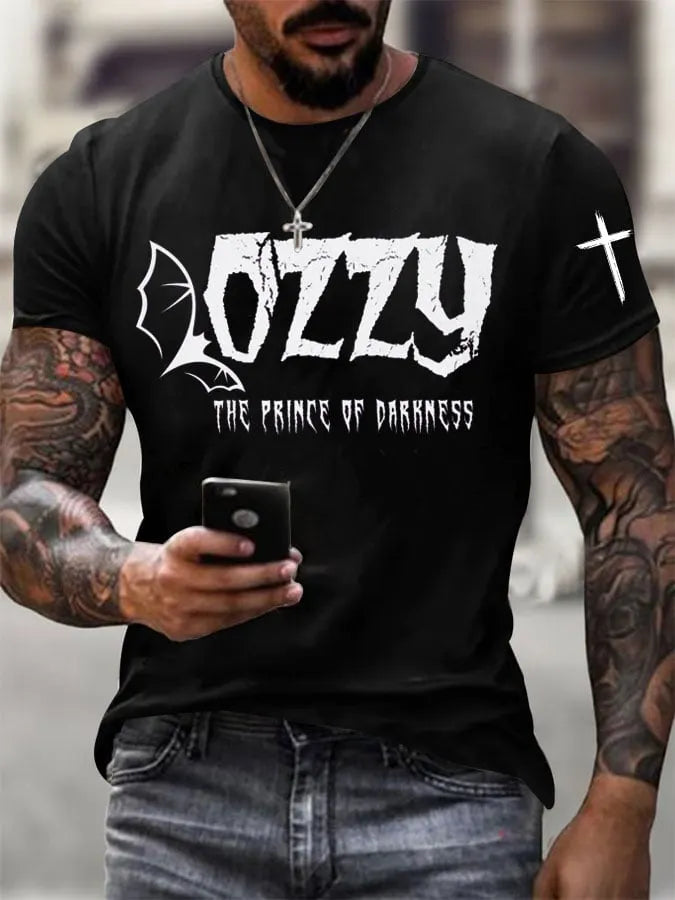 Men's Retro The Father of Heavy Metal Short Sleeve Tee