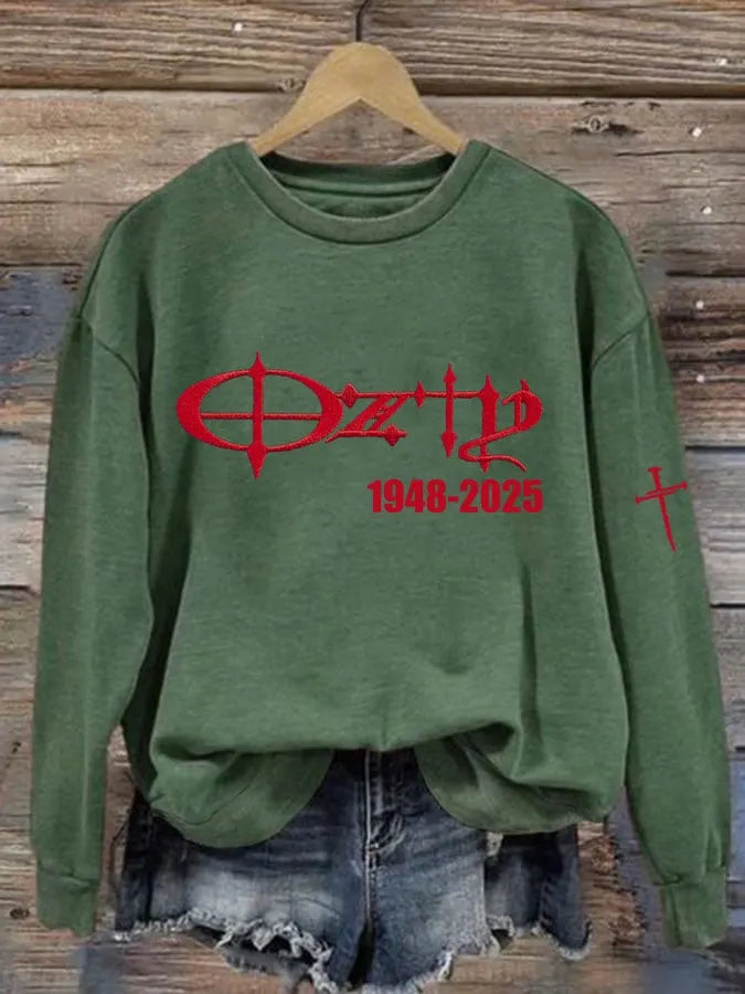 Women's Rock Legend Memorial Printed Casual Sweatshirts