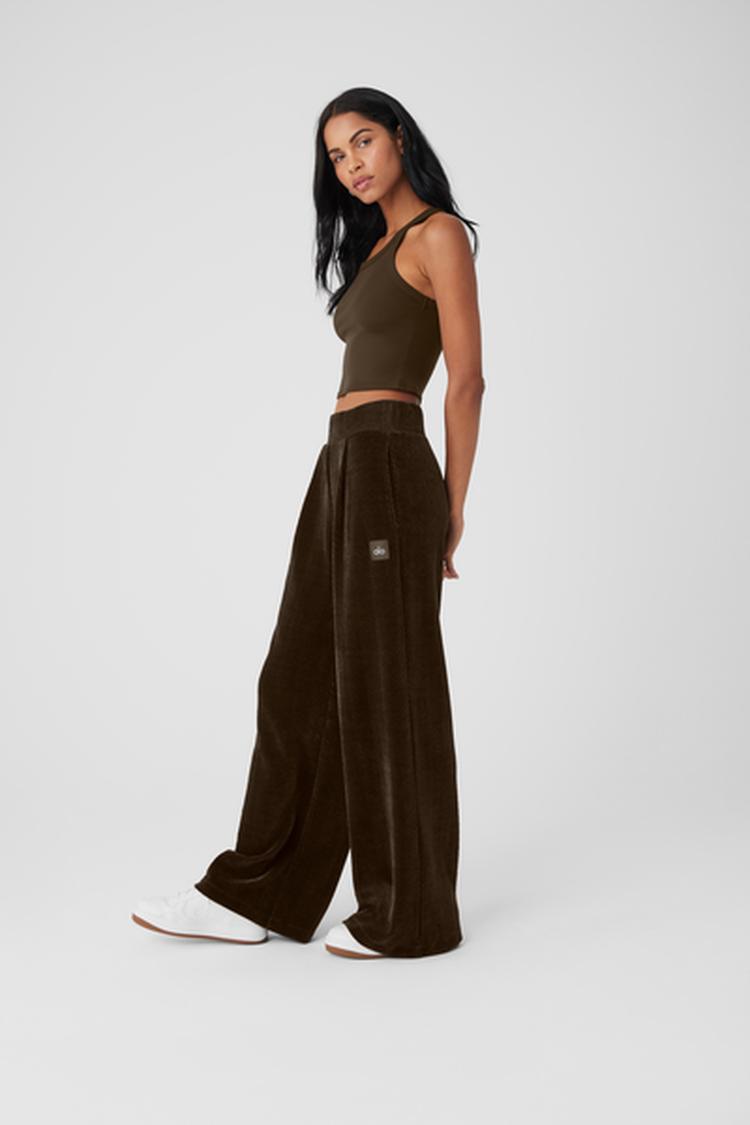 HIGH-WAIST COZY DAY WIDE LEG PANT