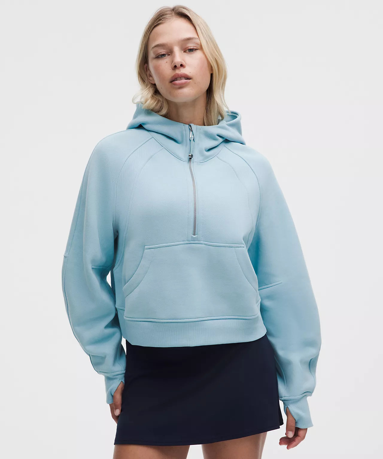 Scuba Oversized Half-Zip Hoodie