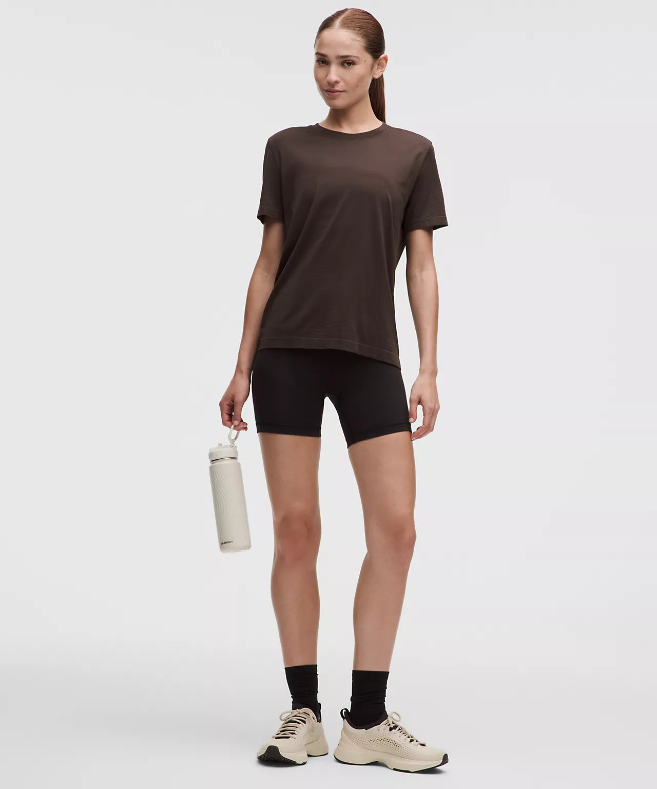 Swiftly Relaxed Short-Sleeve Shirt Hip Length Updated Fit