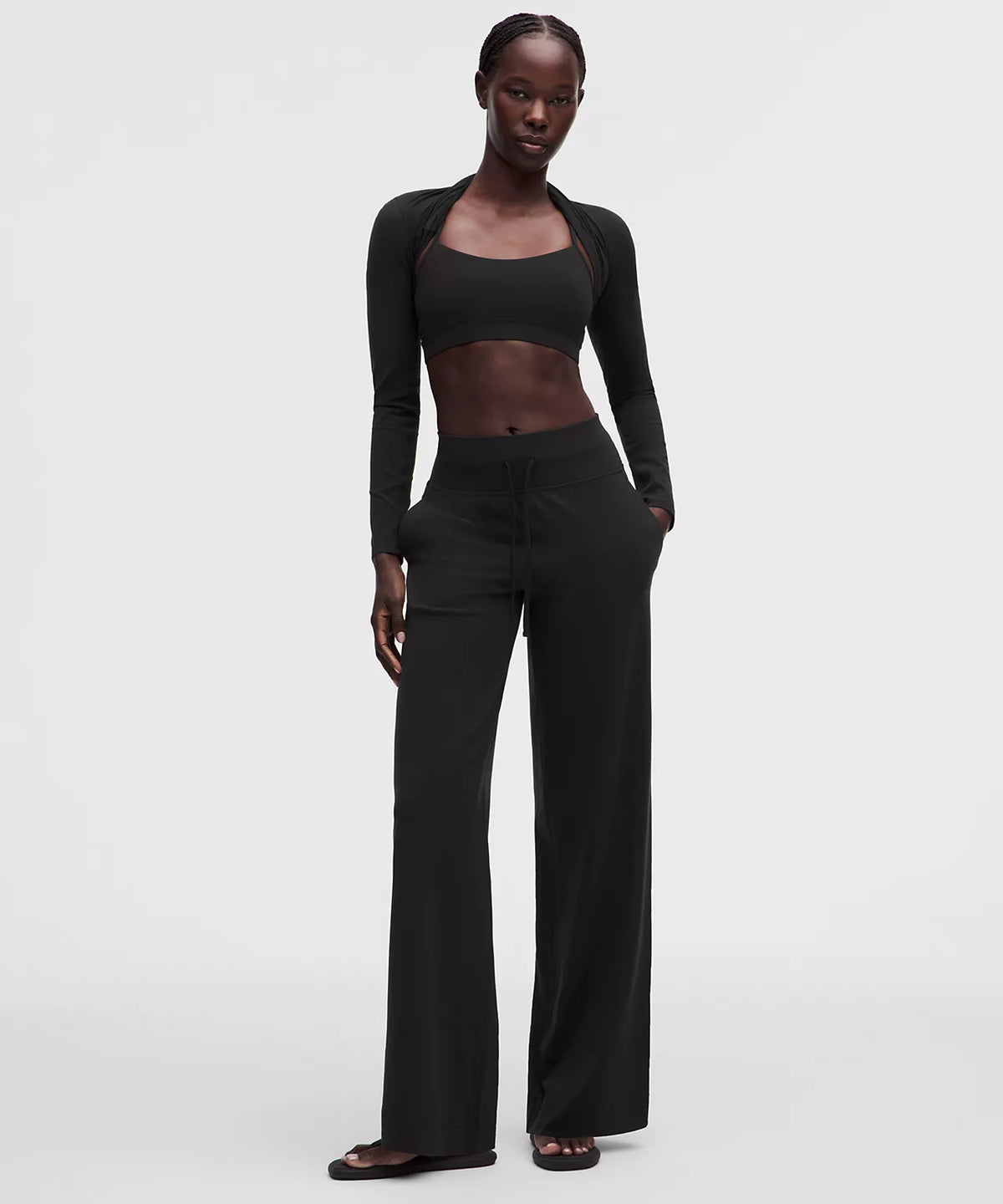Groove High-Rise Wide-Leg Pant Short