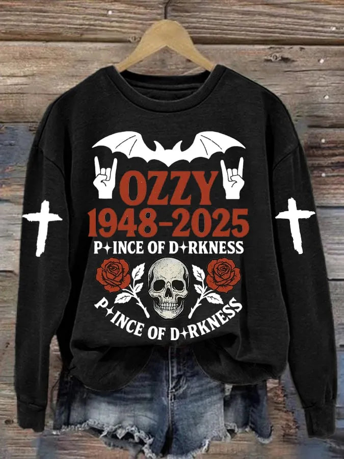 Women's Rock Legend Memorial Printed Casual Sweatshirts