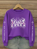 Women's Mama I’m Coming Home Print Sweatshirt