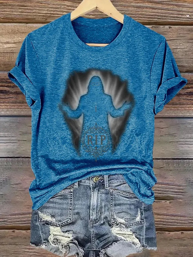 Retro Prince Of Darkness Print T-Shirt