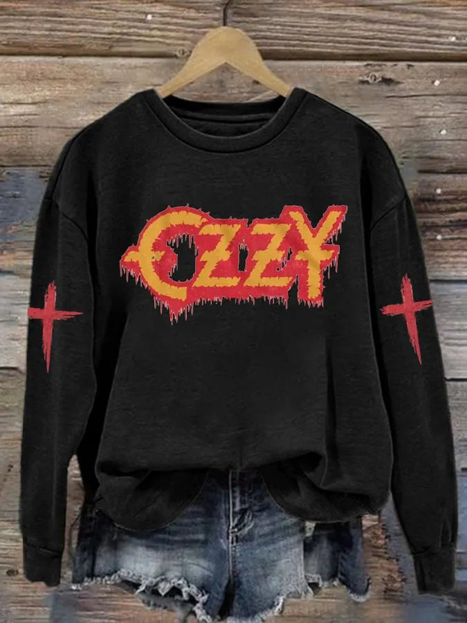 Women's Rock Legend Memorial Printed Casual Sweatshirts