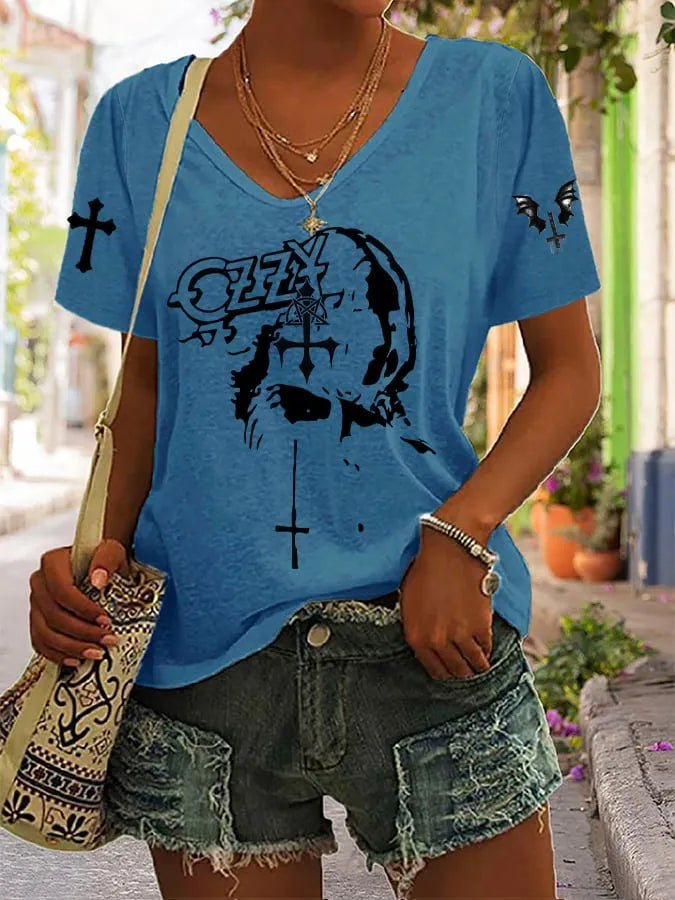 Women's The Father of Heavy Metal Print T-Shirt