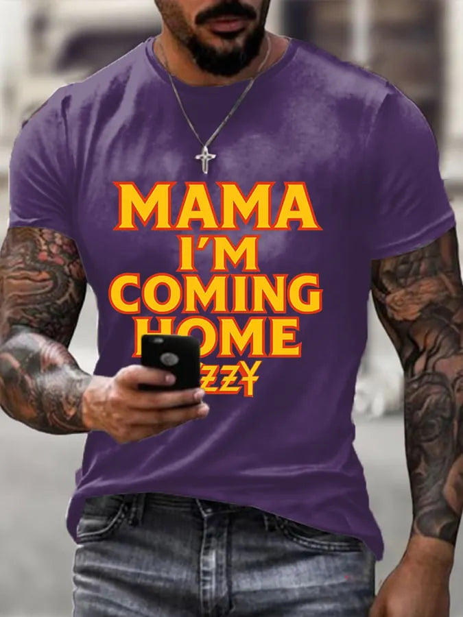 Men's Rock Legend Memorial Printed Casual T-Shirt