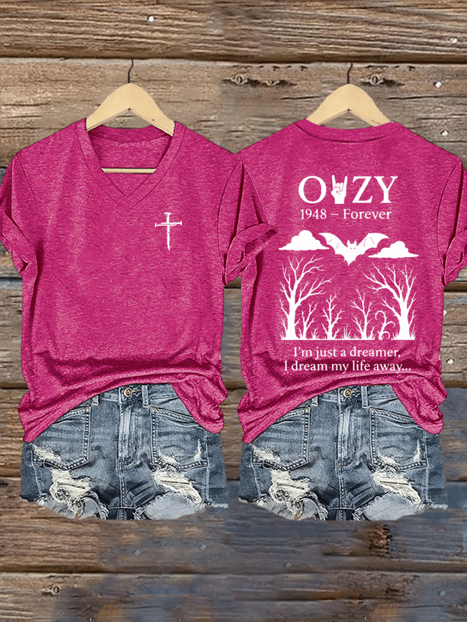 Women's Rock Legend Memorial V-Neck T-Shirt