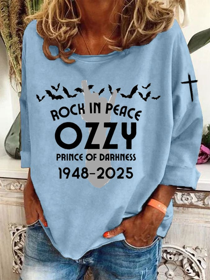 Women's Hot Singer Heat Transfer Casual Sweatshirt