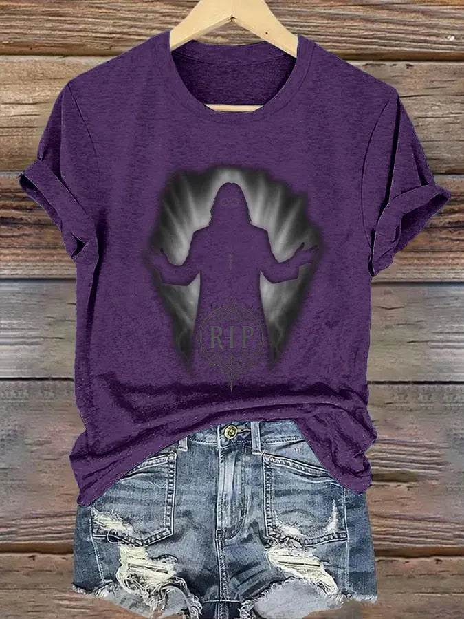 Retro Prince Of Darkness Print T-Shirt