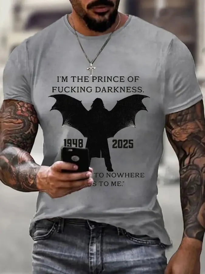 Men's Prince of Darkness Print T-Shirt