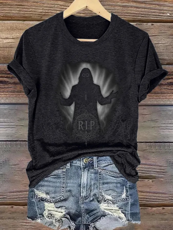 Retro Prince Of Darkness Print T-Shirt