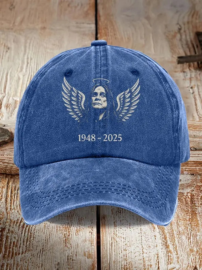Retro Rip Prince Of Darkness Print Baseball Cap