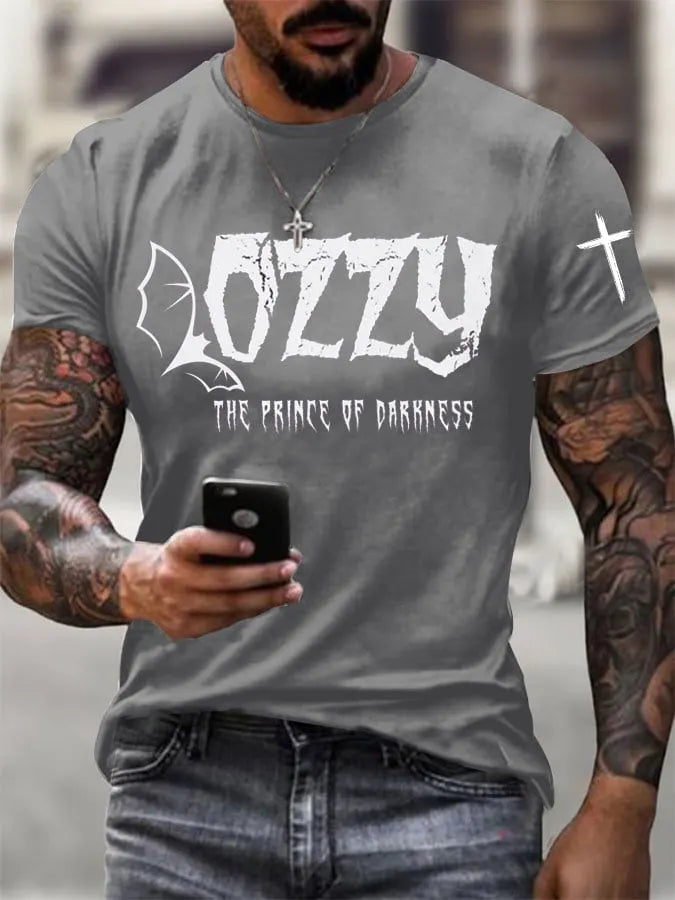 Men's Retro The Father of Heavy Metal Short Sleeve Tee