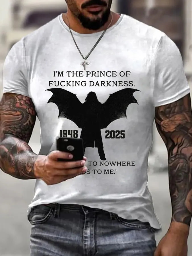 Men's Prince of Darkness Print T-Shirt